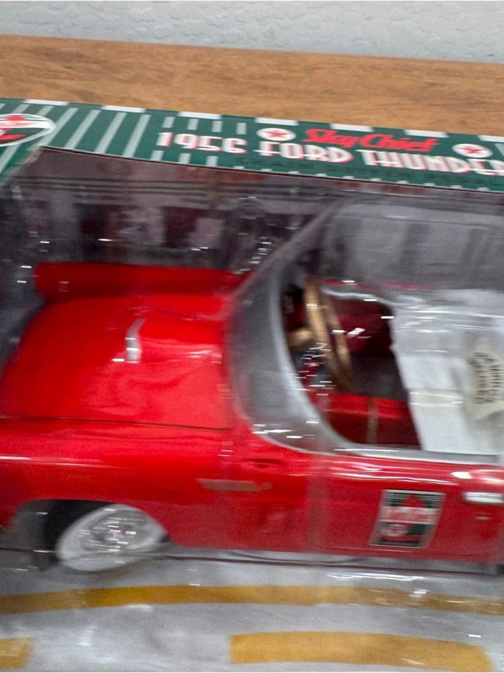 Gearbox Texaco Red 1956 Ford Thunderbird Sky Chief Convertible Die-Cast Toy Car